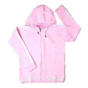 Always Strong Girls Knitted Jacket - Pink