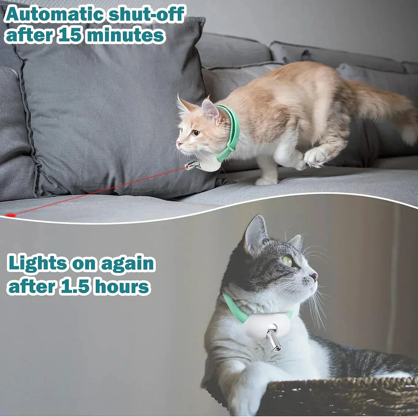 Automatic Cat Toys with Laser Light