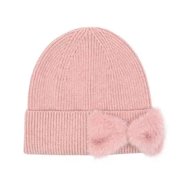 C.C. Faux Fur Ribbon Beanie Collection