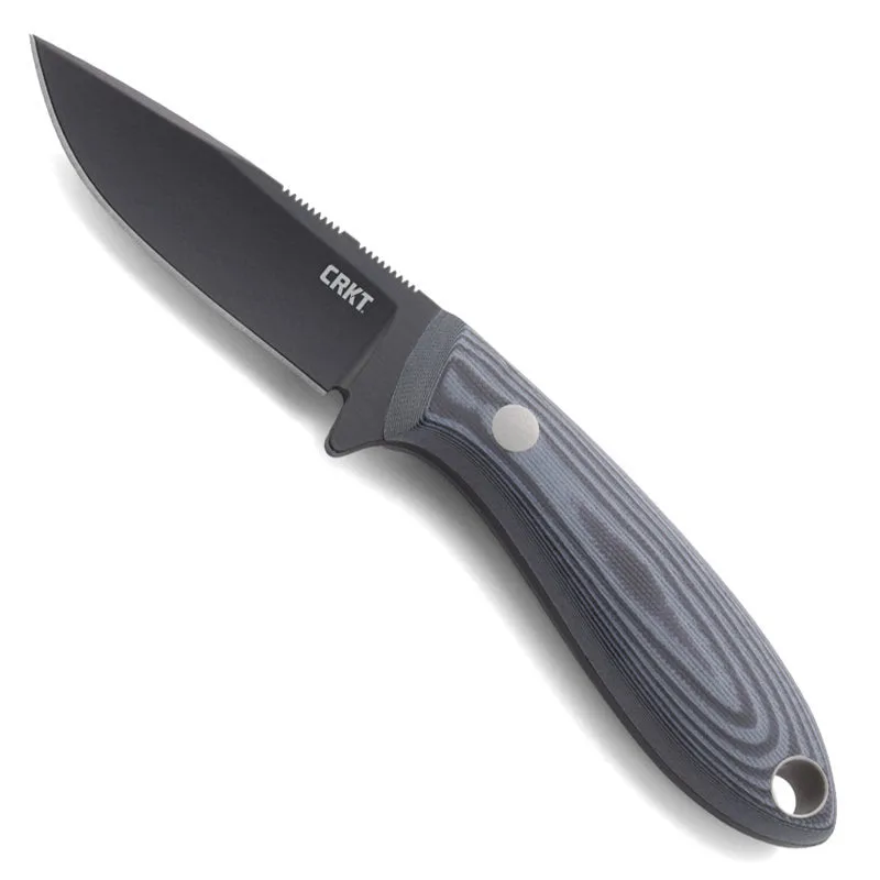 CRKT Mossback Hunter Fixed Blade Knife 3.19" SK5 Steel Blade - Designed by Tom Krein