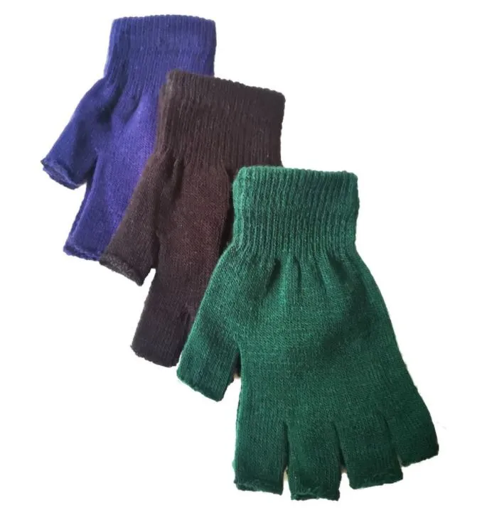 Fingerless gloves Set of 3, when the cold hits but the work does not stop