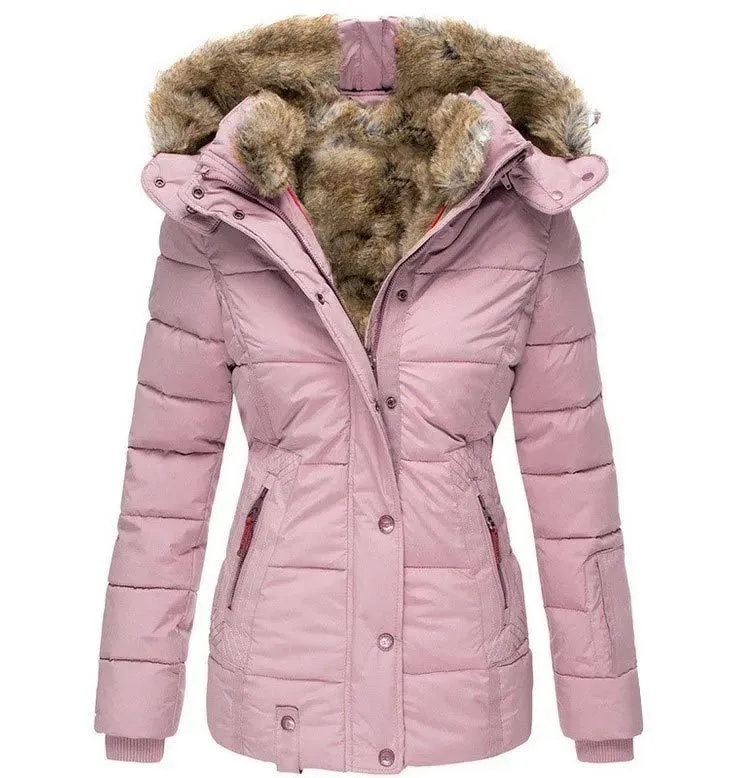 Fur-Lined Hooded Parka