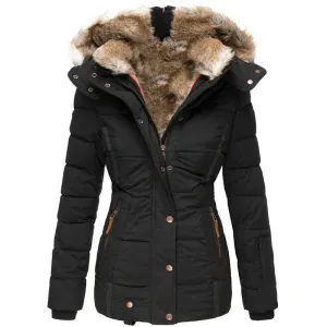 Fur-Lined Hooded Parka