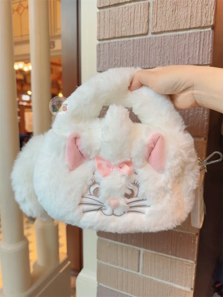 HKDL - Winter Park Fashion x Marie The Aristocats Fluffy 2 Ways Handbag