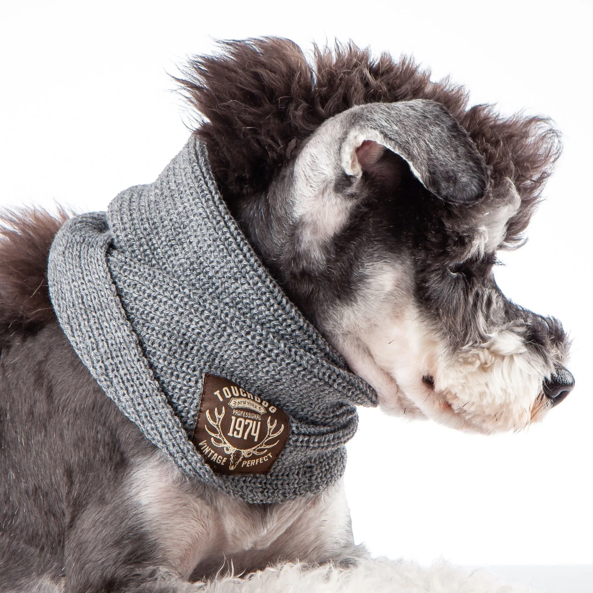 Knitted Winter Dog Scarf Fashion