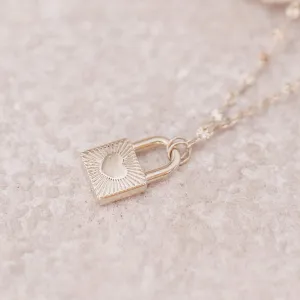 love locked necklace