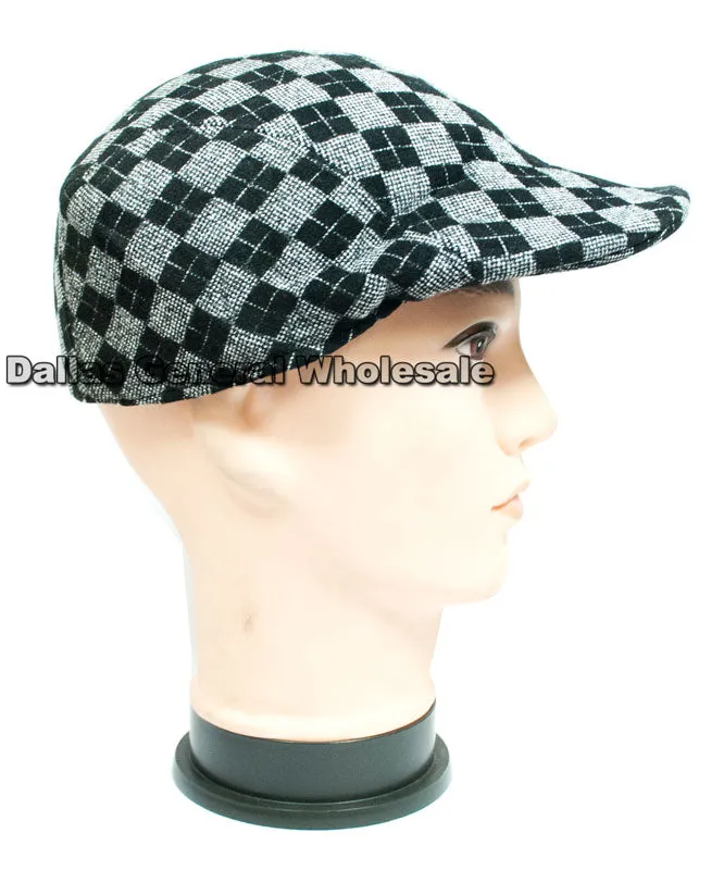 Men's Wool Like Newsboy Caps Wholesale