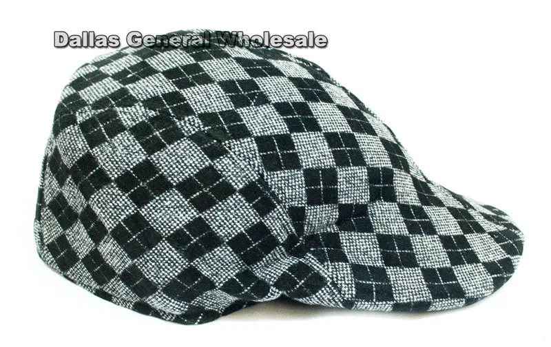 Men's Wool Like Newsboy Caps Wholesale