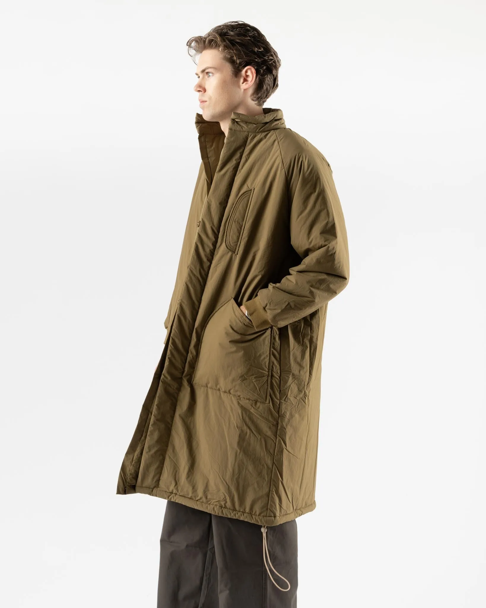 Satta Lightly Padded Parka in Olive