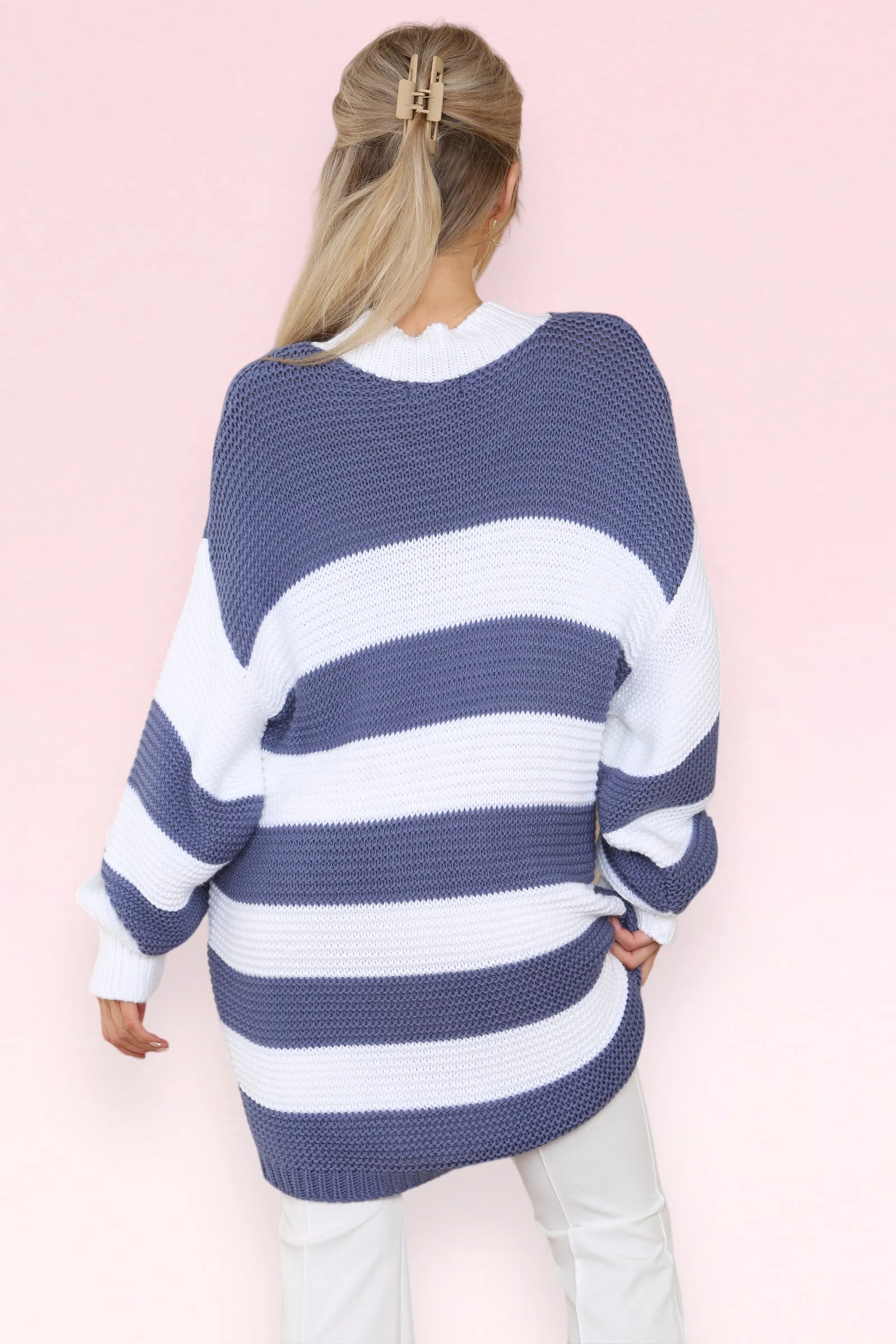 Stripe Oversized Jumper