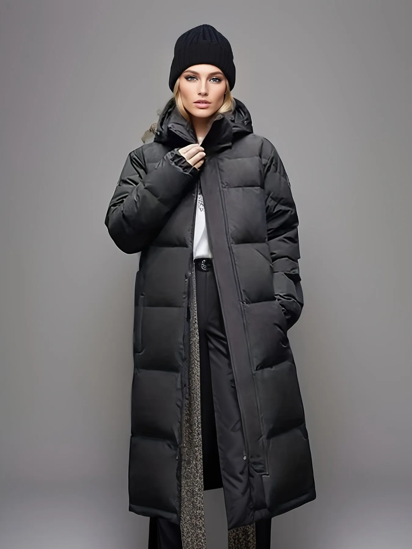 Women - Long Parka - Warm Insulated - Stylish Winter Outerwear