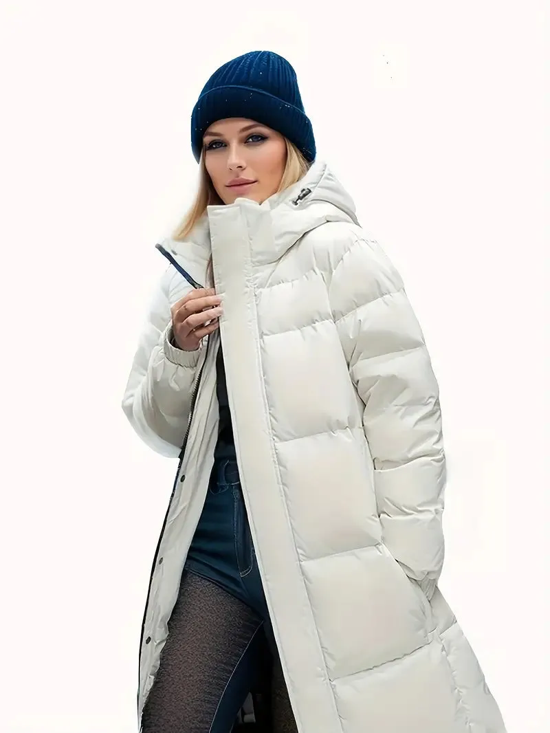 Women - Long Parka - Warm Insulated - Stylish Winter Outerwear