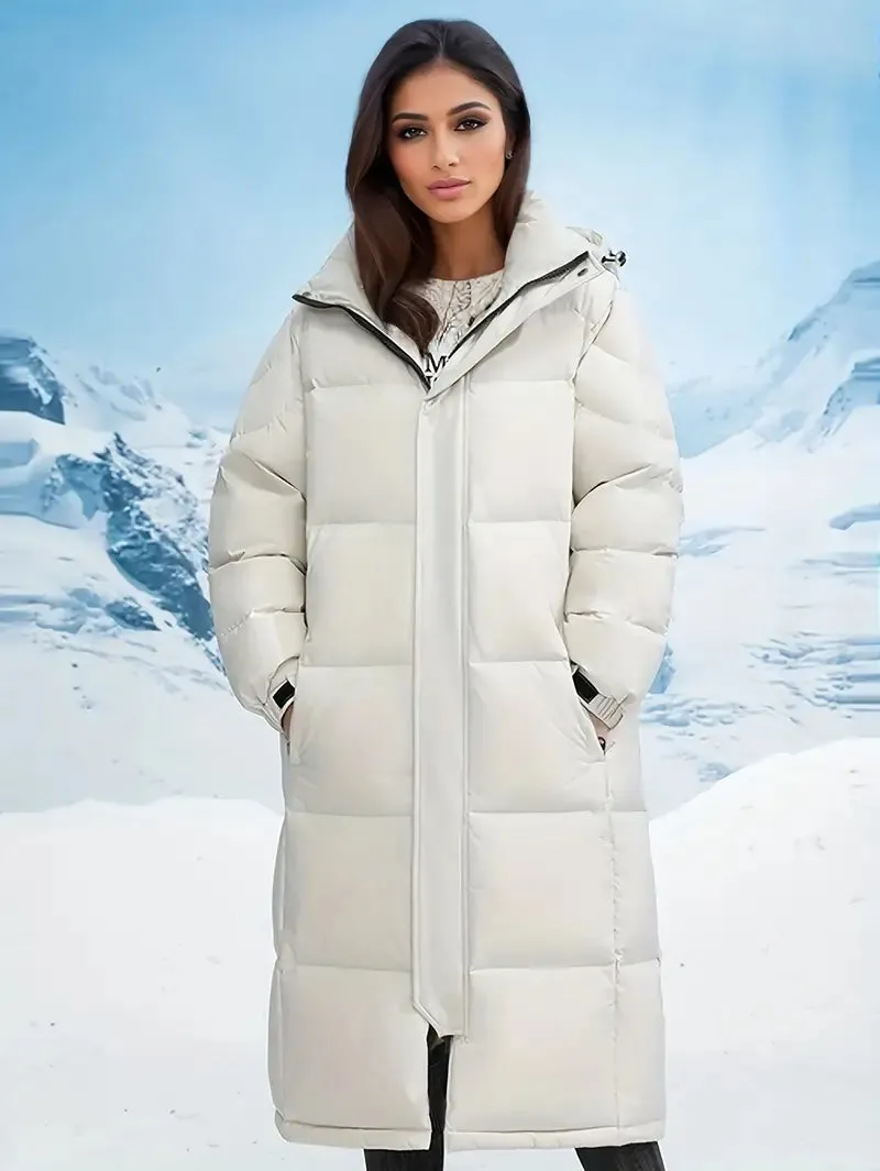 Women - Long Parka - Warm Insulated - Stylish Winter Outerwear