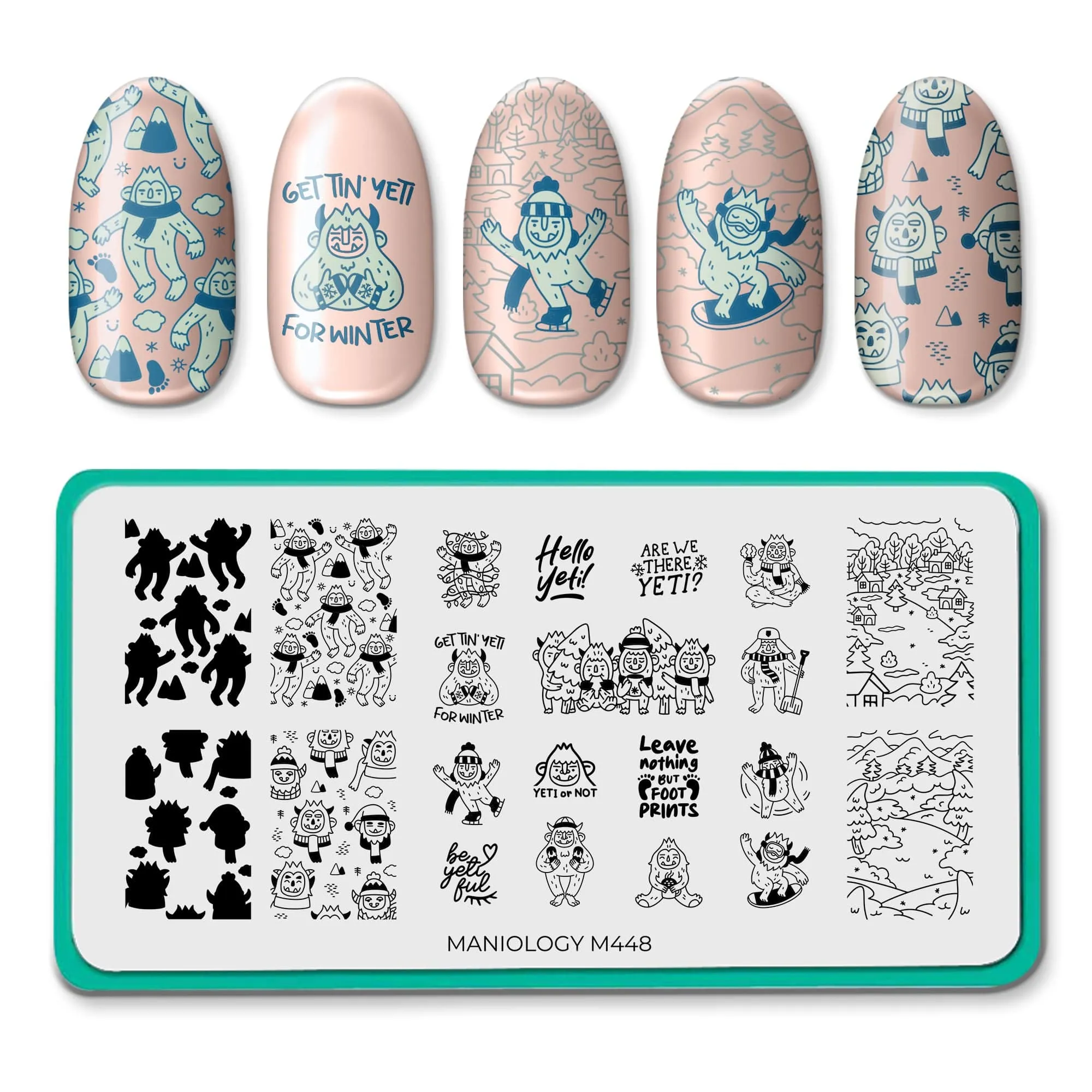 Yeti Up (M448) - Nail Stamping Plate