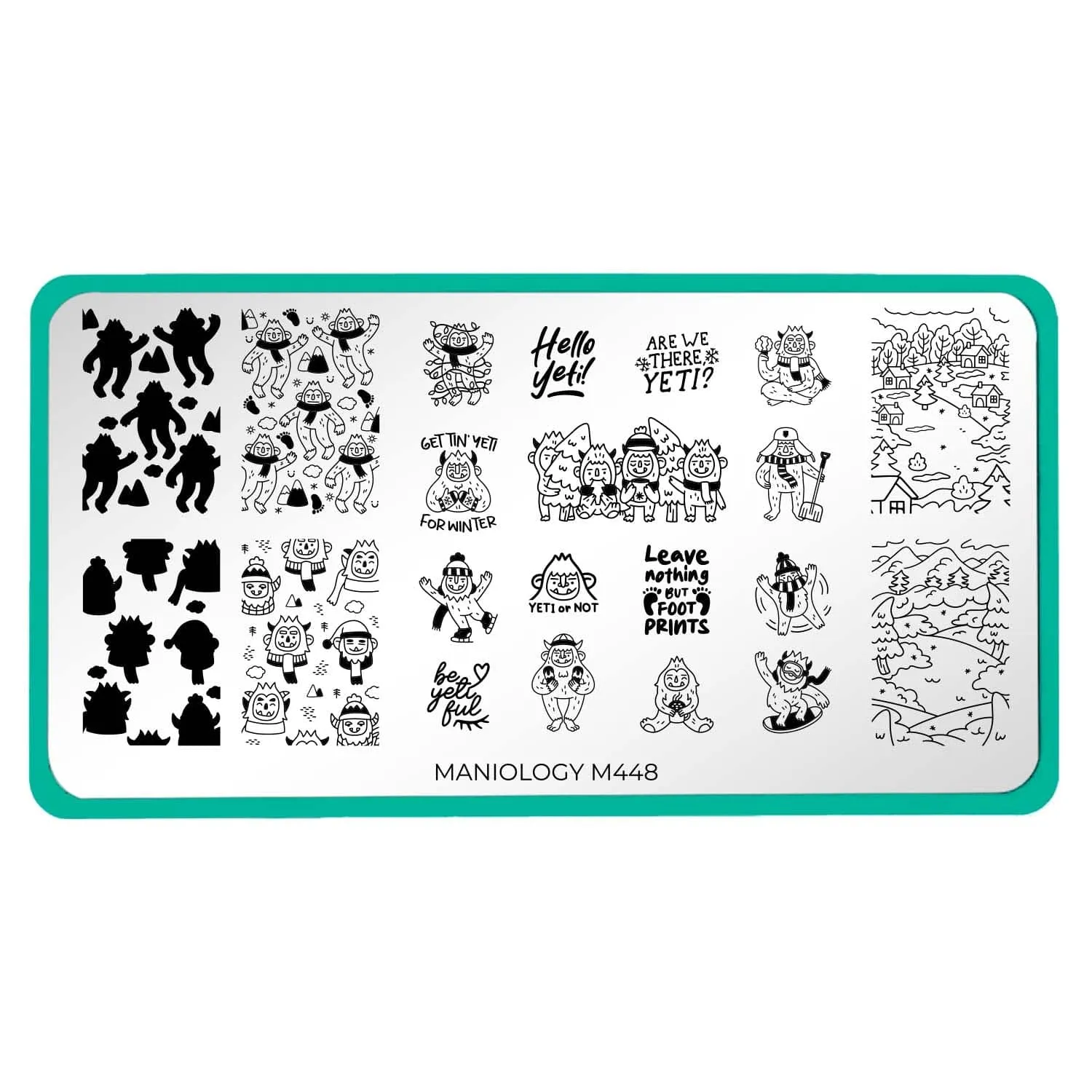 Yeti Up (M448) - Nail Stamping Plate