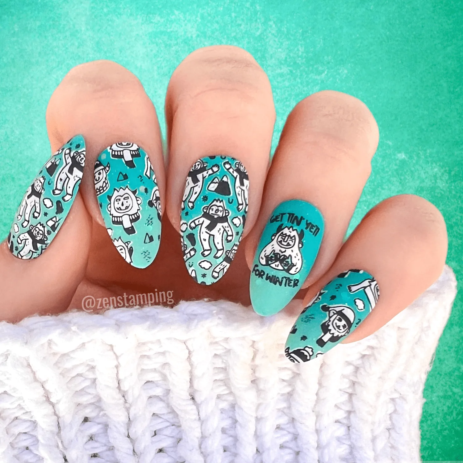 Yeti Up (M448) - Nail Stamping Plate