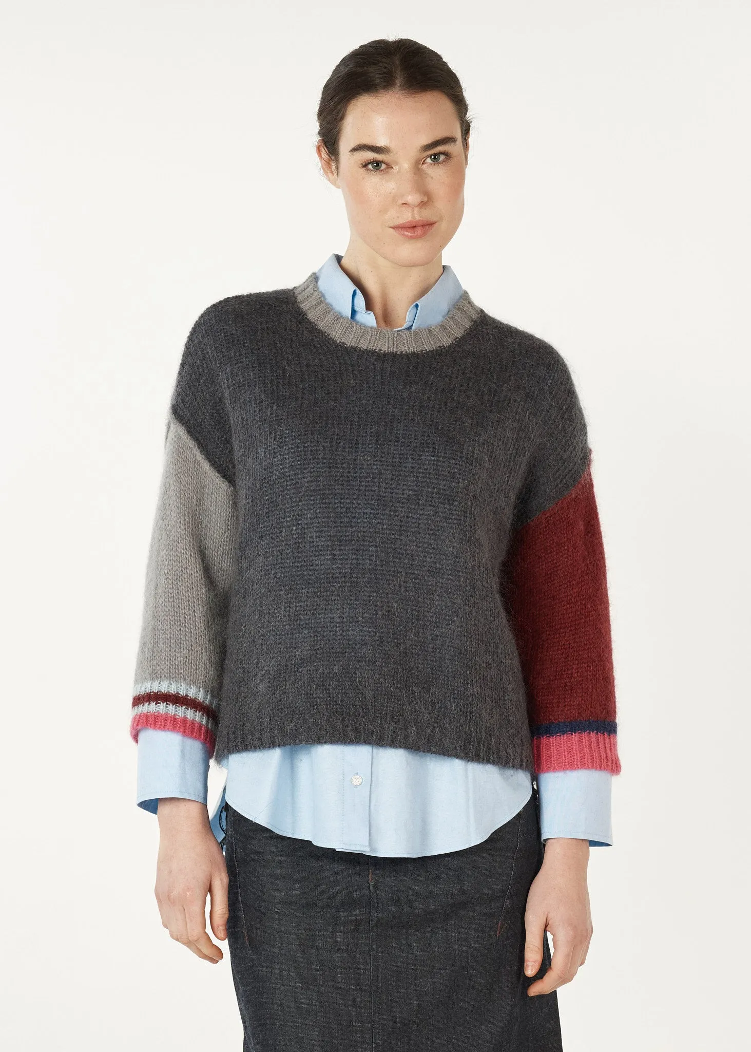 Zaket & Plover - Mohair Colour Block | ZP7122